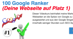 Mehr Besucher auf Platz 1 -200 Google Ranking Faktoren - 100 Google Ranker