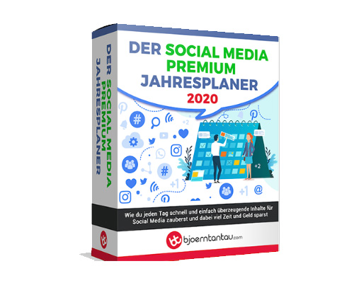 Social Media Premium Jahresplaner 2020